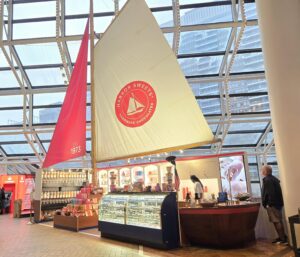 Harbor Sweets 40 sloop candy kiosk